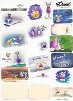 Diddl Duits stickervel, Collections, Enlèvement ou Envoi, Diddl, Utilisé, Papier, Carte ou Papeterie