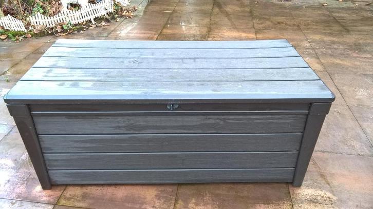 Opbergbox, Tuin en Terras, Bergingen en Tuinkasten, Gebruikt, Kunststof, Ophalen