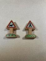 Verkeersborden voor bij houten spoorbaan, Ophalen of Verzenden, Zo goed als nieuw