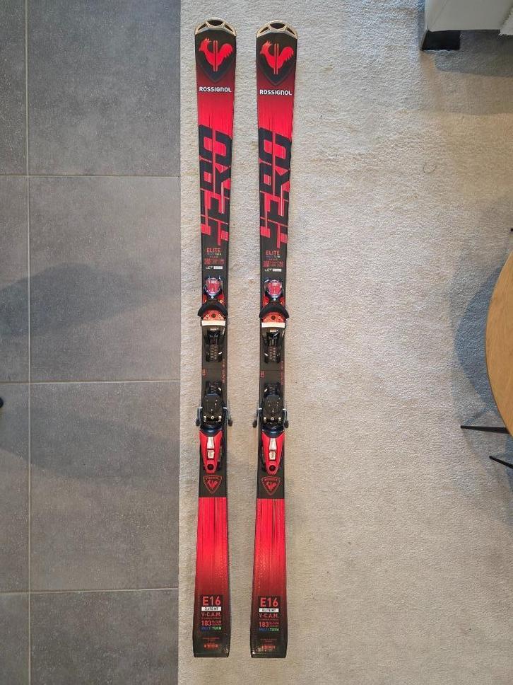 Rossignol Hero Elite MT Ti CAM 183, Sport en Fitness, Skiën en Langlaufen, Zo goed als nieuw, Ski's, Ski, Rossignol, Carve, 180 cm of meer
