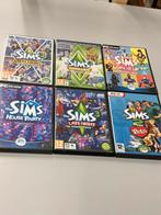 6X jeux PC Games Les Sims 2 3 + extension extensions, Comme neuf, Enlèvement ou Envoi