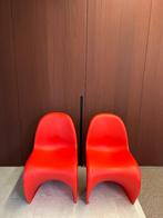 2 PANTON stoelen van VITRA, Comme neuf, Synthétique, Enlèvement, Rouge
