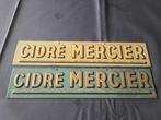 Reclames 'Cidre Mercier', Enlèvement, Utilisé, Panneau publicitaire