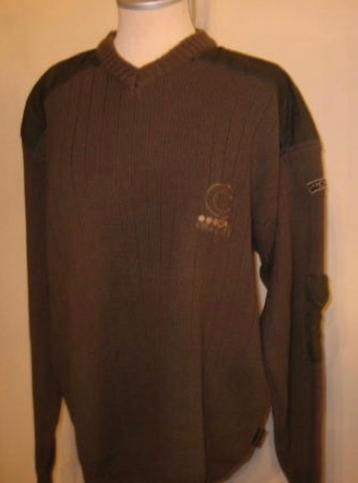 Groene trui heren " Crackeren " Large/ Als nieuw beschikbaar voor biedingen