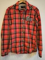 Roze Geruit Hemd Jack & Jones - Small, Halswijdte 38 (S) of kleiner, Jack&Jones, Ophalen of Verzenden, Zo goed als nieuw