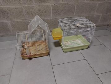  Set van 2 kanariekooien + accessoires beschikbaar voor biedingen