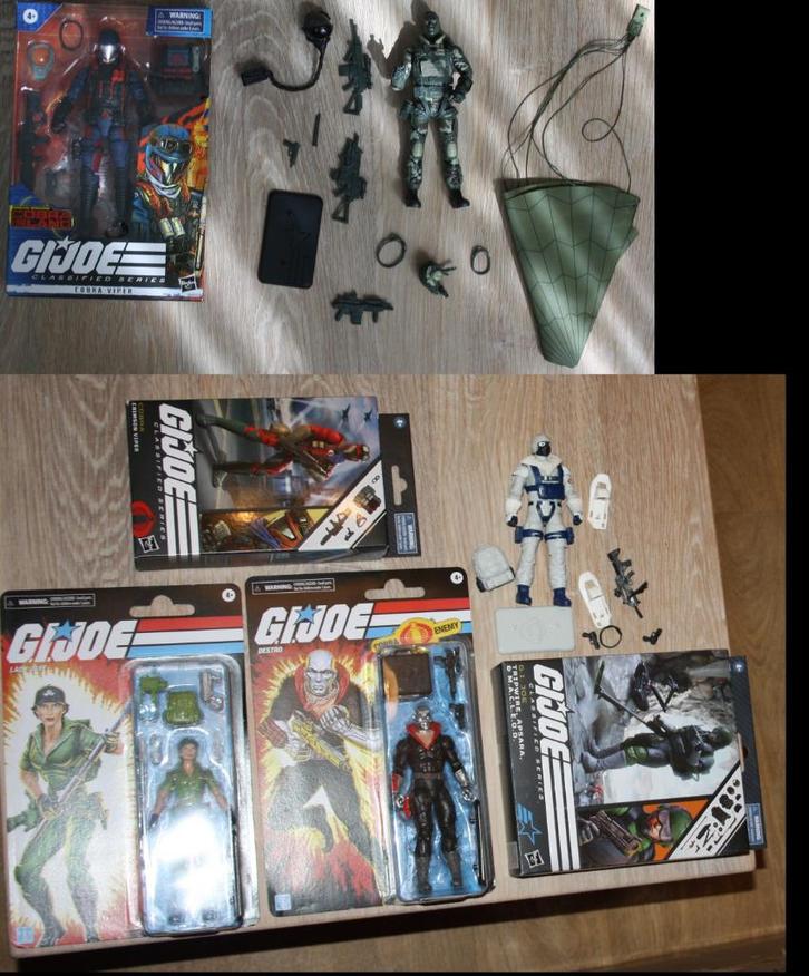 G.i. Joe classified lot 7 figuren, Verzamelen, Poppetjes en Figuurtjes, Nieuw, Verzenden