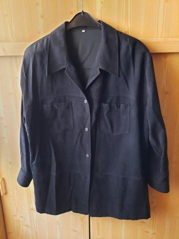 Chemise à manches longues, daim, taille 50