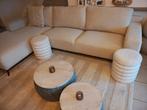 Boucle teddy zetel 3m12 met poefjes tapijt alles inclusief, Huis en Inrichting, Ophalen, Zo goed als nieuw