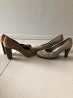 Gabor: beige, grijze pumps in daim, Enlèvement, Neuf, Beige, Escarpins