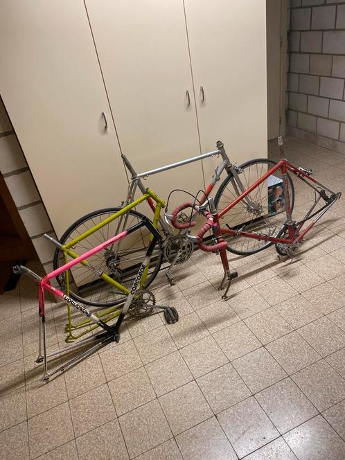 Lot stalen koersfietsen, Fietsen en Brommers, Fietsen | Racefietsen, Ophalen
