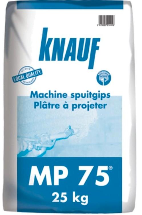 6 x sacs plâtre à projeter Knauf MP 75, Doe-het-zelf en Bouw, Overige Doe-Het-Zelf en Bouw, Nieuw, Ophalen