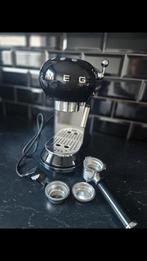 Machine à café SMEG noir, Ophalen of Verzenden, Zo goed als nieuw