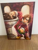 Siob, peinture sur toile, Antiek en Kunst, Ophalen