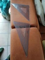 2) Tracez des triangles, une tige à mesurer, Enlèvement ou Envoi, Utilisé