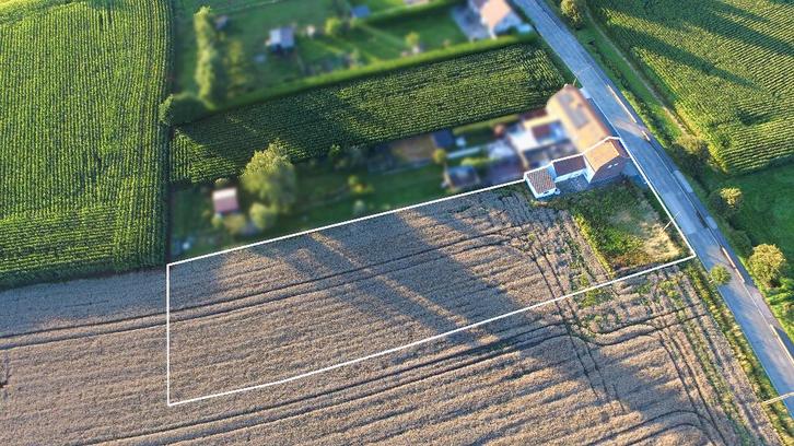 Maison de campagne sur COMINES Ten Brielen - A rénover, Immo, Maisons à vendre, Province de Hainaut, 1500 m² ou plus, Maison de coin