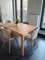 Keukentafel en stoelen, Quatre personnes, 150 à 200 cm, Comme neuf, Enlèvement