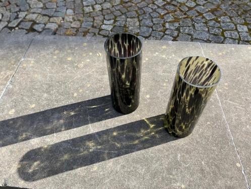 2 VAZEN ROOKGLAS. PERFECTE STAAT, Antiek en Kunst, Antiek | Vazen, Ophalen of Verzenden