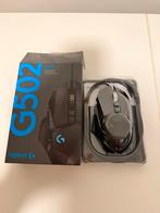 Logitech G502 Hero RGB – Compleet met doos & gewichtjes, Computers en Software, Muizen, Ophalen, Rechtshandig, Muis, Gaming muis