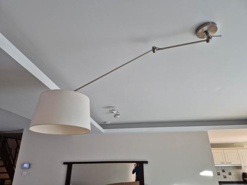Design hanglamp met verstelbare arm – Perfecte staat, Huis en Inrichting, Lampen | Plafondlampen, Zo goed als nieuw, Ophalen of Verzenden