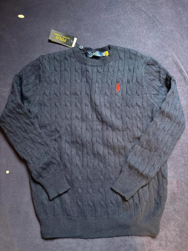 Ralph lauren cable knit trui, Kleding | Heren, Truien en Vesten, Zo goed als nieuw, Ophalen of Verzenden