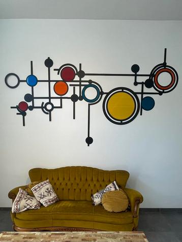Metalen wanddecoratie XXXL poedercoating acrylaat groot beschikbaar voor biedingen