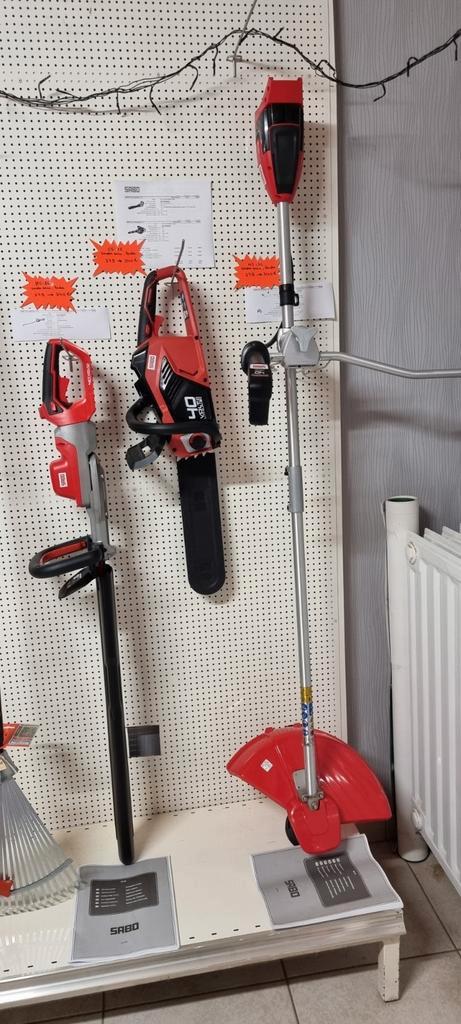 Sabo accumachines, Tuin en Terras, Heggenscharen, Nieuw, Accu, Ophalen