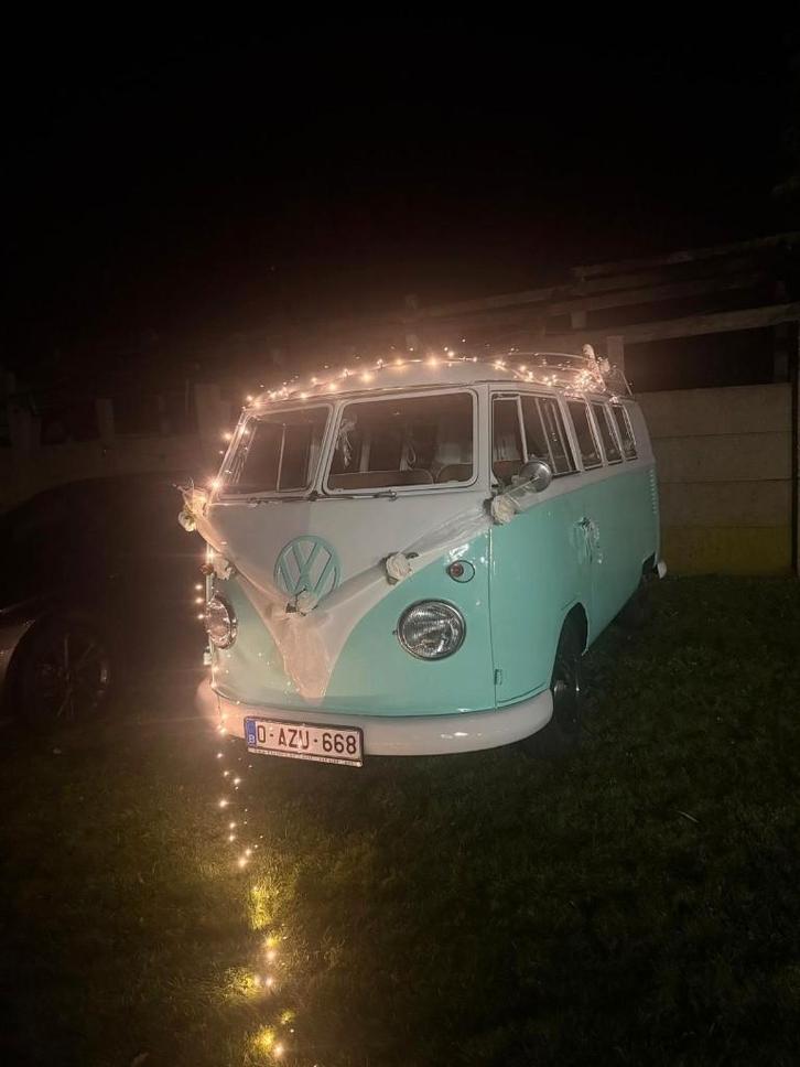 Volkswagen T1 splitbus met 9 zitplaatsen, Auto's, Volkswagen, Particulier, Transporter, Benzine, Monovolume, 6 deurs, Handgeschakeld