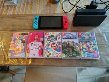 Nintendo switch + spelletjes