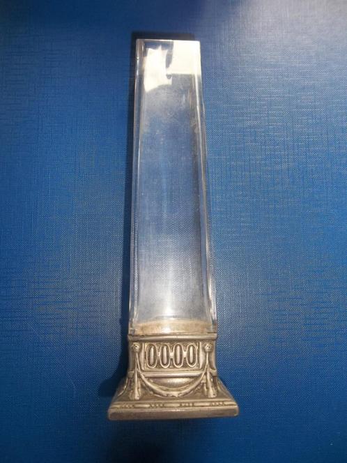 Art Nouveau Jugendstil conisch vaasje dik glas -Interbellum, Antiquités & Art, Curiosités & Brocante, Enlèvement ou Envoi