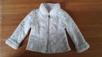 Warme jas - maat 86 - wit met goud, Kinderen en Baby's, Babykleding | Maat 86, Ophalen, Zeeman, Gebruikt, Meisje