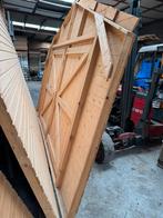 Houten Voorkant en achterkant van garage, Tuin en Terras, Ophalen of Verzenden, Nieuw