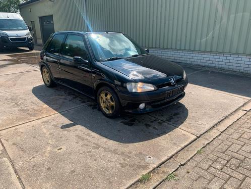 Peugeot 106 1.6 16V GTi 2002 Noir, Autos, Peugeot, Particulier, Essence, Hatchback, Noir, Enlèvement ou Envoi