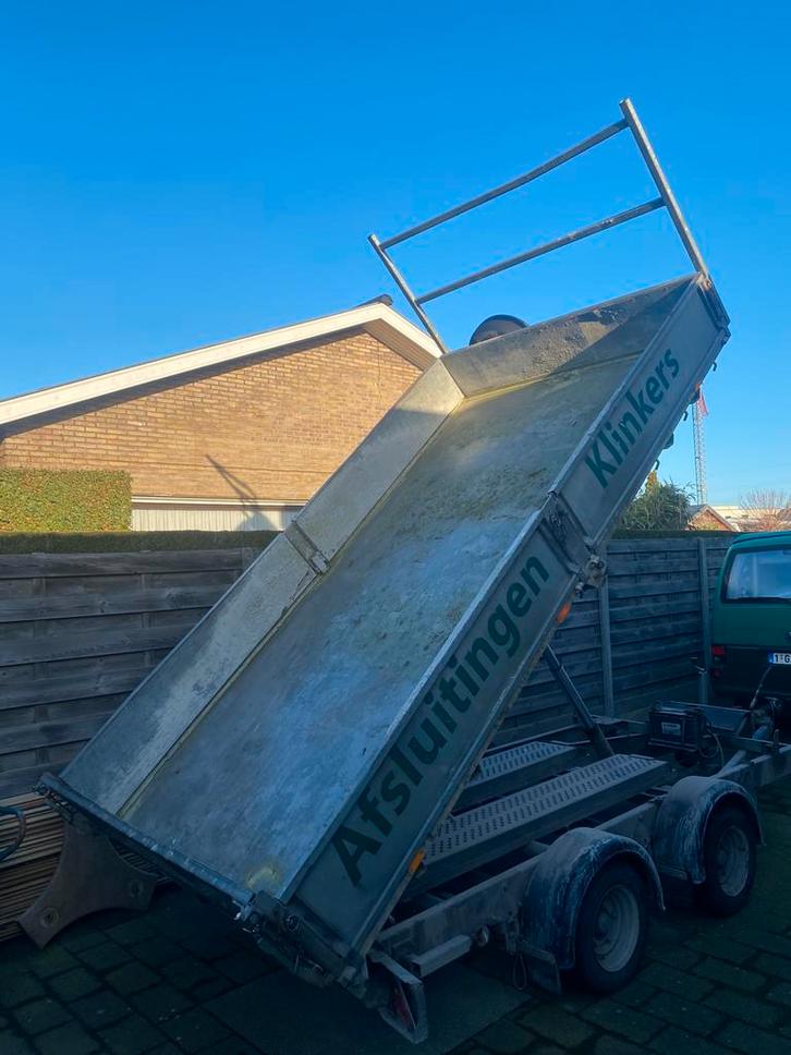 3,5T kipper aanhangwagen Ifor Williams, Auto diversen, Aanhangers en Bagagewagens, Gebruikt, Ophalen