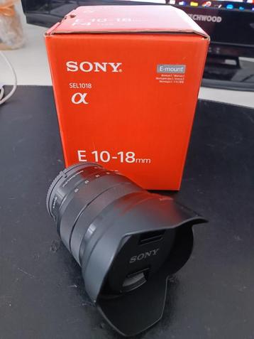 Sony lens 10-18mm F4 OSS