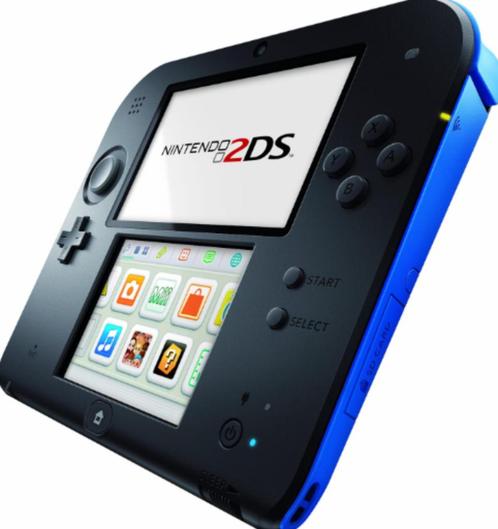 Console 2DS Noire et Bleu + 1 Jeu + Chargeur + Housse, Games en Spelcomputers, Spelcomputers | Nintendo 2DS en 3DS, Zo goed als nieuw