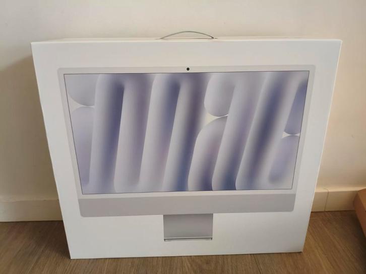 Apple iMac Apple M M4 59,7 cm (23.5") -ongeopend 1 week  oud, Informatique & Logiciels, Apple Desktops, Neuf, iMac, 4 Ghz ou plus