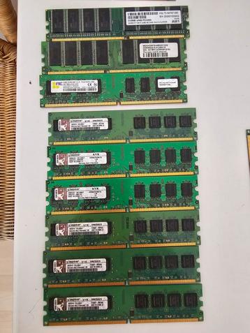 Mémoire RAM DDR2 667 de Kingston et autres