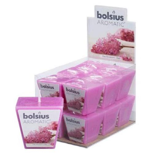 Geurkaarsje Bolsius Aromatic Baked Apple of Lilac Blossem, Huis en Inrichting, Woonaccessoires | Kandelaars en Kaarsen, Nieuw