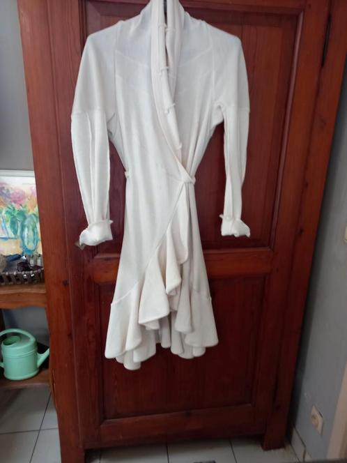 Lange cachet coeur vest., Kleding | Dames, Truien en Vesten, Gedragen, Beige, Ophalen