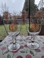 2 bierglazen gouden carolus, Verzamelen, Ophalen of Verzenden, Gebruikt, Bierglas