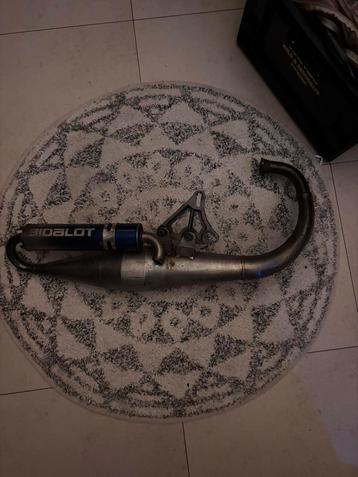 Uitlaat bidalot horizontaal blauw, Fietsen en Brommers, Ophalen, Gebruikt, Uitlaat, Yamaha