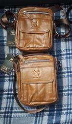 2 stuks ledertassen voor 60 euro., Handtassen en Accessoires, Tassen | Damestassen, Ophalen, Nieuw