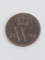 1 cent 1828u Nederland, Timbres & Monnaies, Monnaies | Pays-Bas, 1 centime, Enlèvement ou Envoi