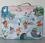 Puzzle 36 pièces - Bataille de boules de neige - Janod, Enlèvement, 10 à 50 pièces, Utilisé, 4 à 6 ans