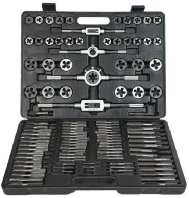 Tap- en Draadsnijset 110dlg. Inch en Metrisch, Auto diversen, Autogereedschap, Nieuw, Ophalen of Verzenden