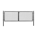 Dubbele tuinpoort zwart 1m50x3m (nieuw), Tuin en Terras, Ophalen, Nieuw