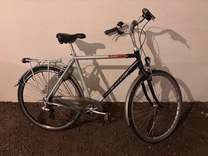 Herenfiets, Fietsen en Brommers, Fietsen | Heren | Sportfietsen en Toerfietsen, Zo goed als nieuw, Gazelle, Minder dan 10 versnellingen