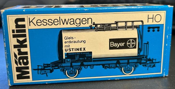 3057. „Bayer” H0 Märklin tankwagen., Hobby en Vrije tijd, Modeltreinen | H0, Zo goed als nieuw, Wagon, Märklin, Ophalen of Verzenden