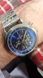 Breitling horloge heren, Handtassen en Accessoires, Horloges | Heren, Breitling, Gebruikt, Ophalen of Verzenden, Zilver